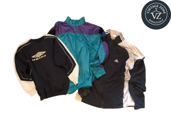 10x Trackjacket y sudaderas Vintage