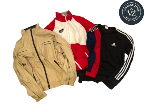 10x Trackjacket y sudaderas Vintage
