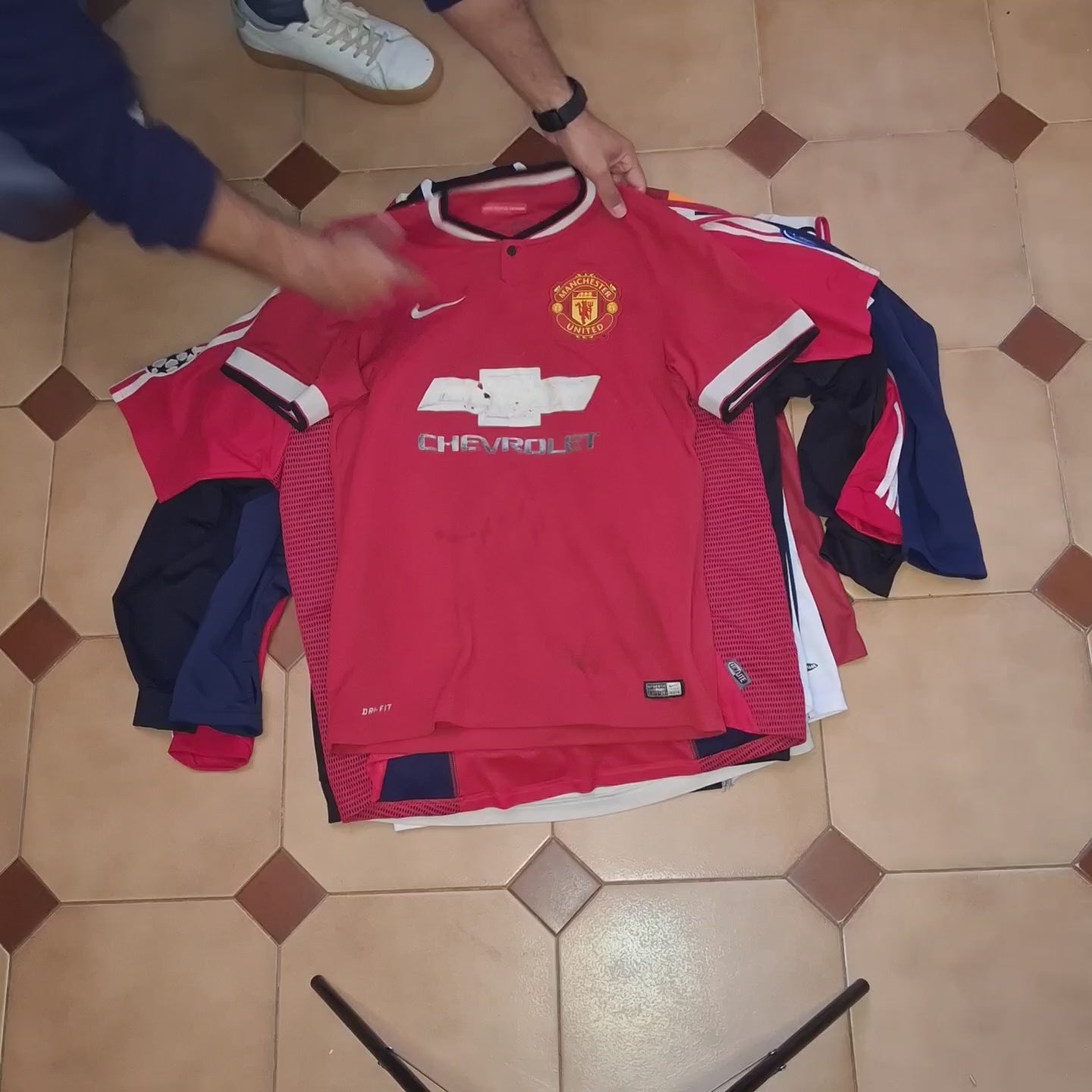 10x Camisetas Fútbol Grado B