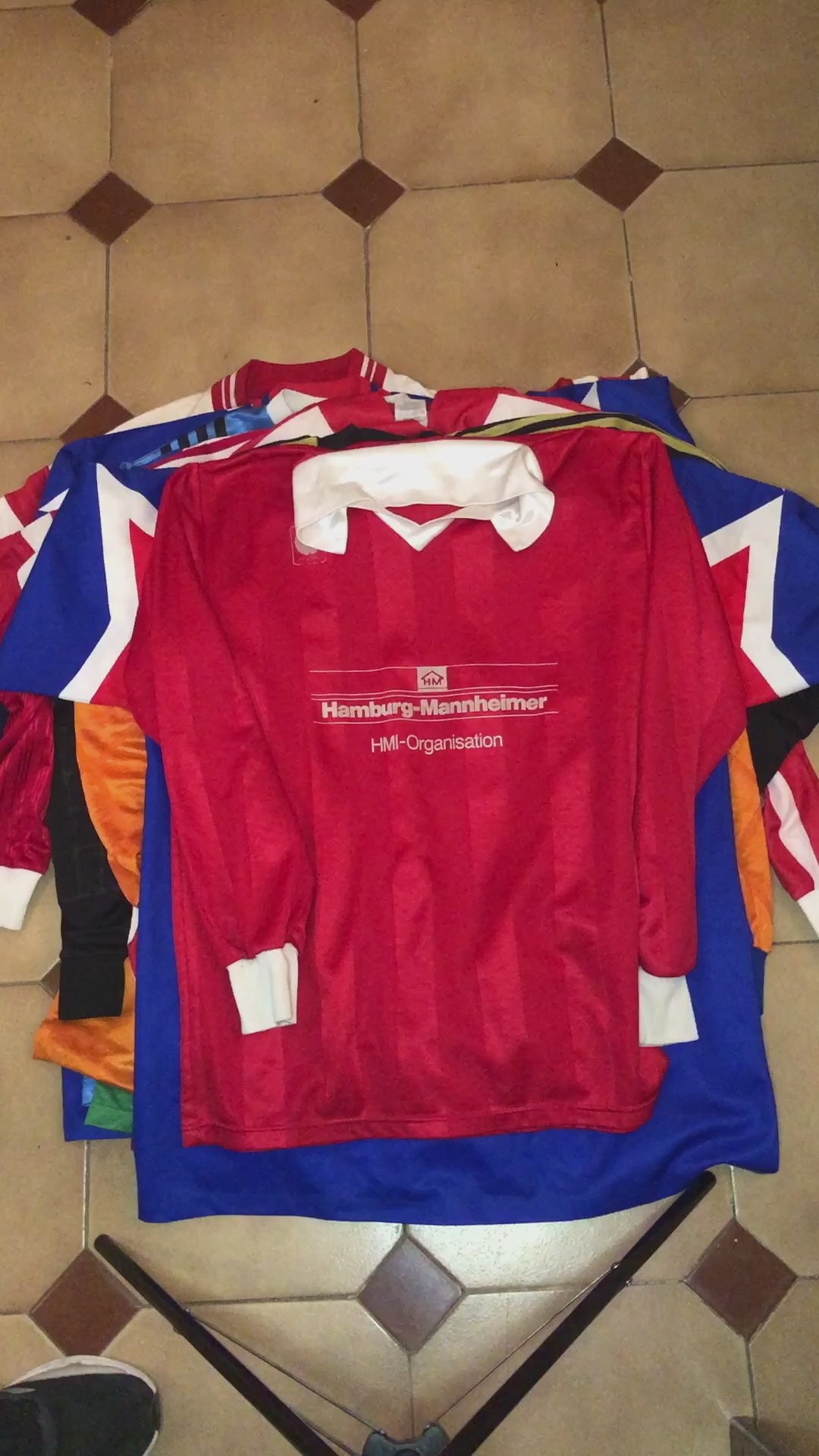 10x Camisetas Fútbol Vintage